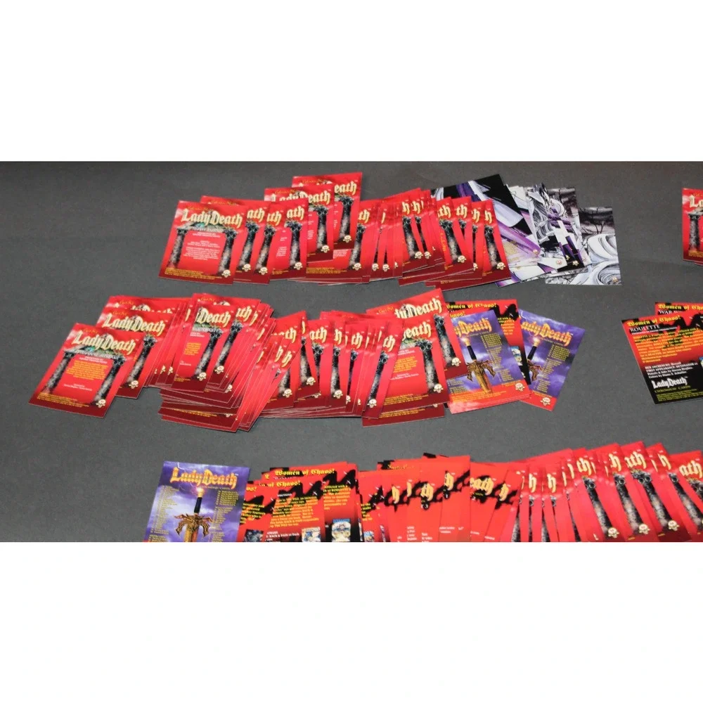 Chaos Comics Lady Death Vintage 1994 Krome Prod 305 Pc Chromium Trading Cards